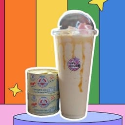 นมหมีคาราเมลปั่น