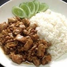ข้าวราดหมูหวาน