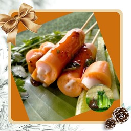 ไส้กรอกไก่ซีสเยิ้มๆ ห๊ะ