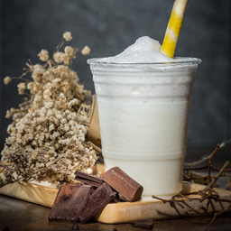 นมสดคาราเมล ปั่น