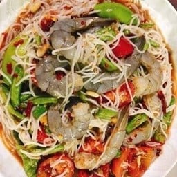 ตำซั่วกุ้งสด