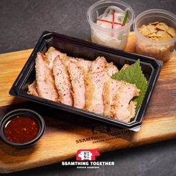 แก้มหมูชุบแป้งทอด