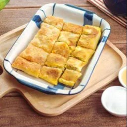 โรตีกล้วยไข่และข้าวโพด