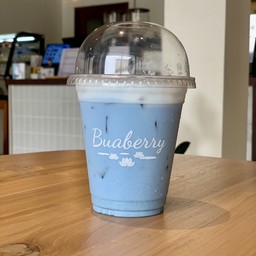 นมสดอัญชัน