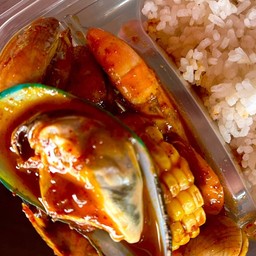 ข้าวหน้ากุ้ง ถัง