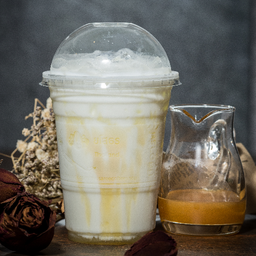 นมสดคาราเมล เย็น