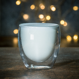 นมสดคาราเมล ร้อน