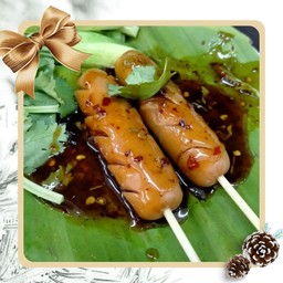 ไส้กรอกหมูผสมแฮม(หมูเหลือง)