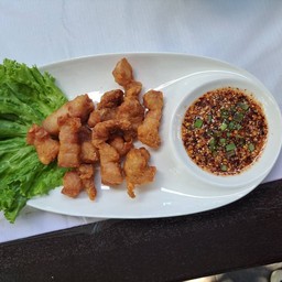 Fried Pork Belly with Fish Sauce