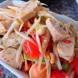 ตำหมูยอ