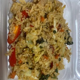 ข้าวกะเพราคลุก