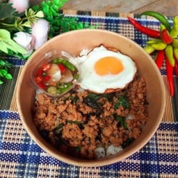 ร้านMa La Ner ข้าวกระเพราหมูสับ