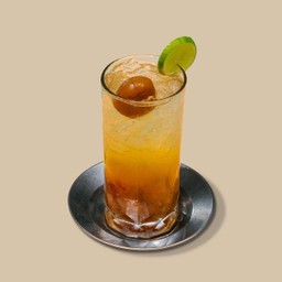 น้ำบ๊วยมะนาวโซดา  -  Iced Plum Juice Lemon Soda