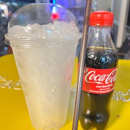 เซ็ตคู่!! โค้ก330ml+ น้ำแข็งเปล่า 1แก้ว(32oz)