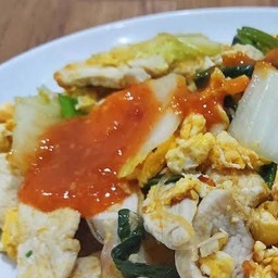 สุกี้แห้งอกไก่