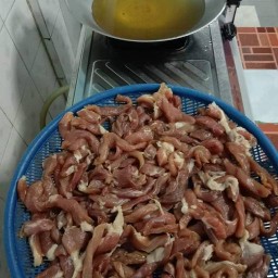 หมูแดดเดียวแม่นุช.🧑🍳🐷By.ขวันครัวหลังบ้าน🧑🍳😁 สาขา 1