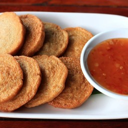 หมูยอทอดราดข้าว