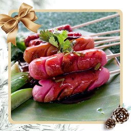 Hotdog นมชมพู (5ไม้)