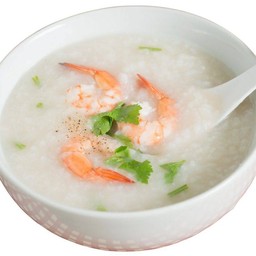 Boiled Rice With Shrimp