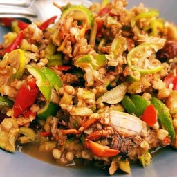 ตำกล้วยปูปลาร้า