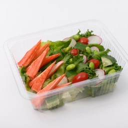 สลัดปูอัดซาชิมิ