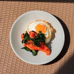 Grilled Salmon in Krapow Sauce