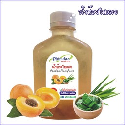 น้ำบ๊วยใบเตย (เหมาะสำหรับเทใส่แก้วที่มีน้ำแข็ง)