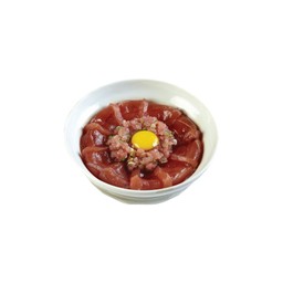 Negi akami fresh egg don ข้าวหน้าปลาทูน่าสด