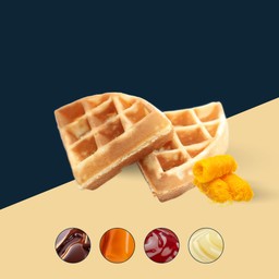 วาฟเฟิลฝอยทอง