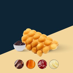 วาฟเฟิลฮ่องกงลูกเกด