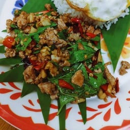 ข้าวกระเพราเนื้อ