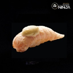 ซูชิแซลมอนเบิร์นซอสครีมทรัฟเฟิล