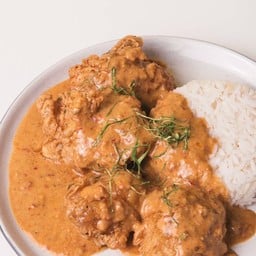 ข้าวไก่ทอดแกงแพนง