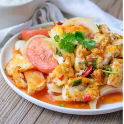 ยำไข่ดาว