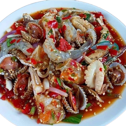 เหลาทะเล กุ้ง+หอย+หมึก