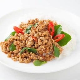 หมูสับผัดกะเพรา