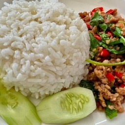 ข้าวกระเพราหมูสับ1
