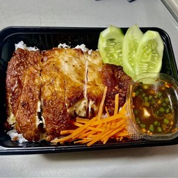 มารุข้าวหน้าไก่+แจ่วแซ่บ