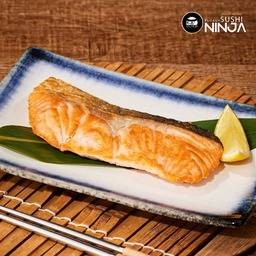 แซลมอนย่างเกลือ