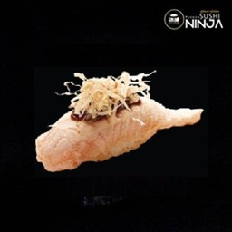 ซูชิแซลมอนเบิร์นซอสมิโซะเผ็ด