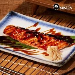 แซลมอนย่างซีอิ๊ว