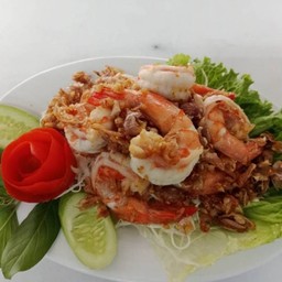 กุ้งทอดกระเทียม