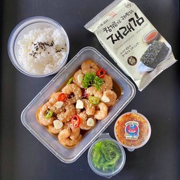 กุ้งดองนึ่งสุก#เซท