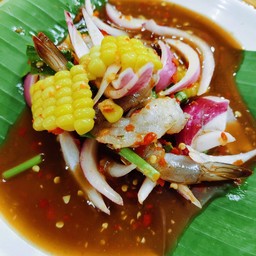 ยำกุ้งสด