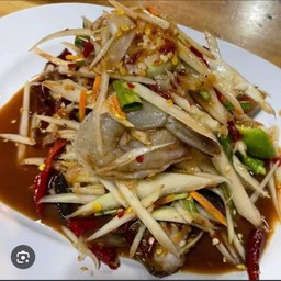 ตำกุ้งสด