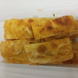โรตีกรอบ+นมข้นหวาน
