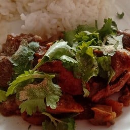 ข้าวเป็ดกระเทียมพริกไทย