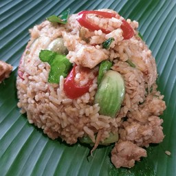 แกงเขียนหวานไก่ข้าวคลุก