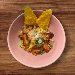 บะหมี่เกี๊ยวหมูแดงแห้ง