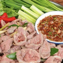 เนื้อน่องลายลวกจิ้มสุดแซ่บ